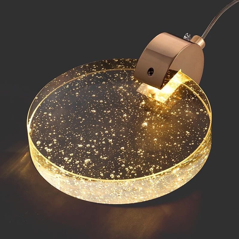 Luxury Crystal Circular LED Pendant Light