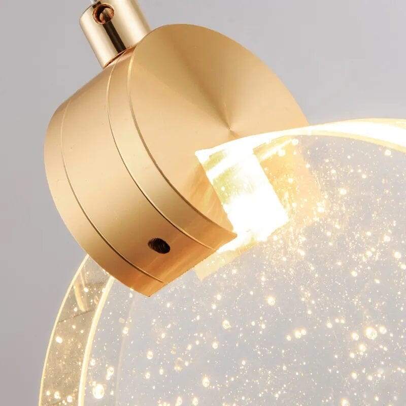 Luxury Crystal Circular LED Pendant Light