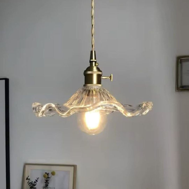 Lustre Pendente de Luxo Floral Vintage Retrô Pendente - 0044 YuDome