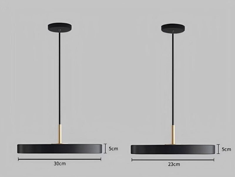 Nordic Minimalist Discus Pendant Light