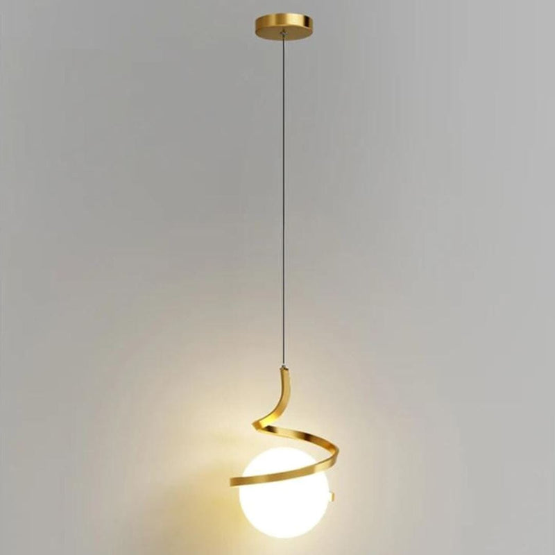Orbit Spiral LED Pendant Light