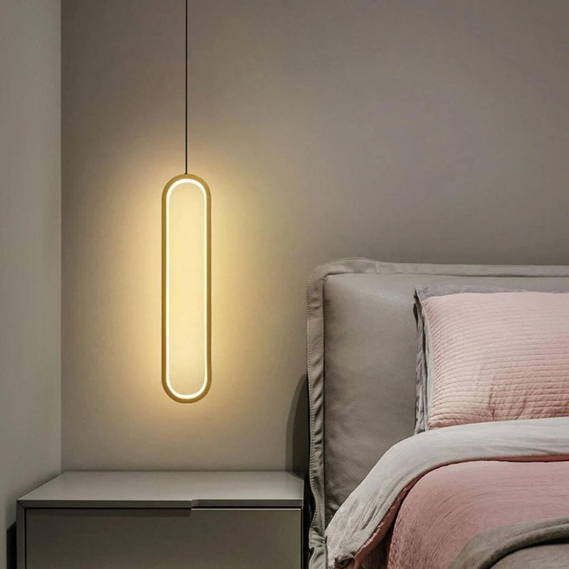 Space Line Oval LED Pendant Light