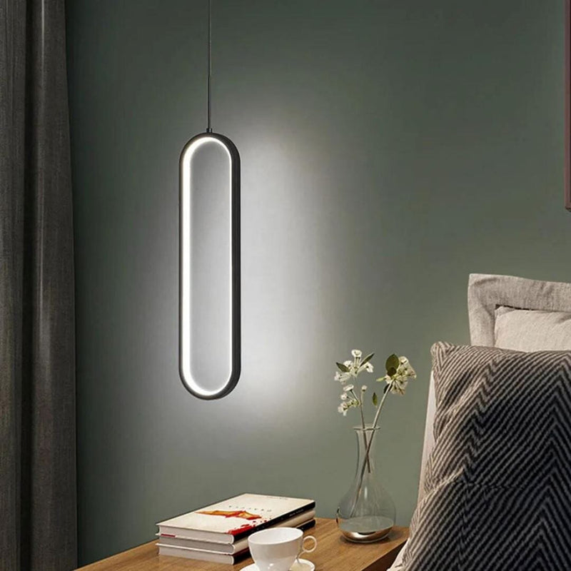 Space Line Oval LED Pendant Light