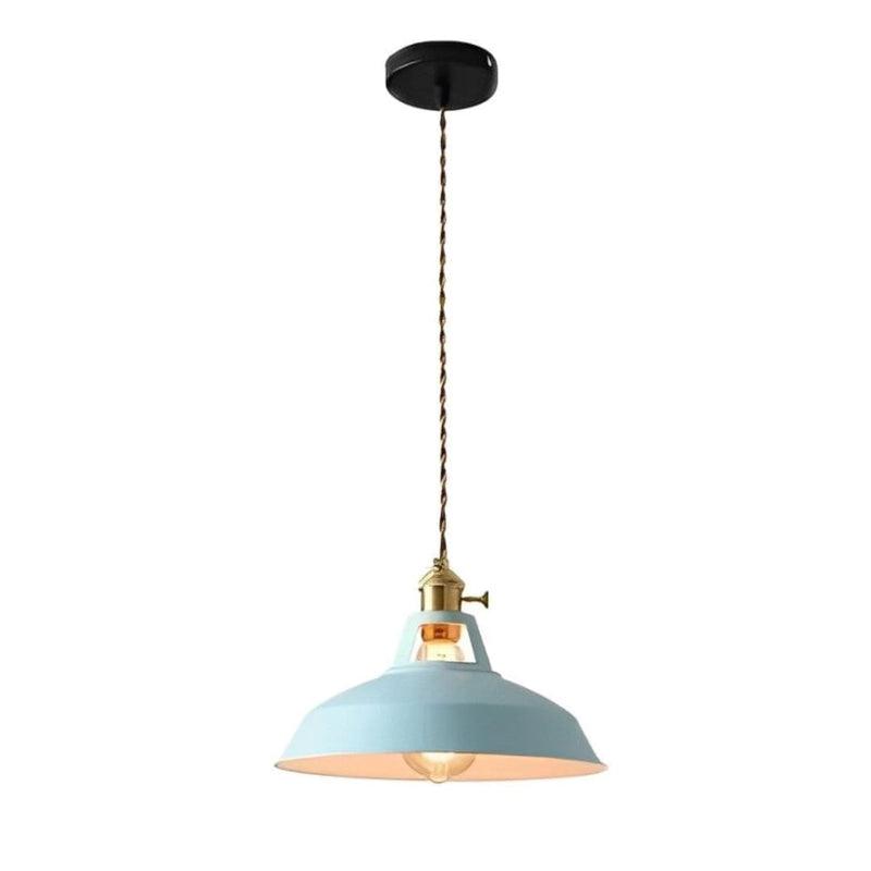 Lustre Pendente Vintage Lighting Macaron Pendente - 0041 Conceito Azul