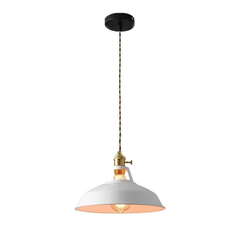 Lustre Pendente Vintage Lighting Macaron Pendente - 0041 Conceito Branco