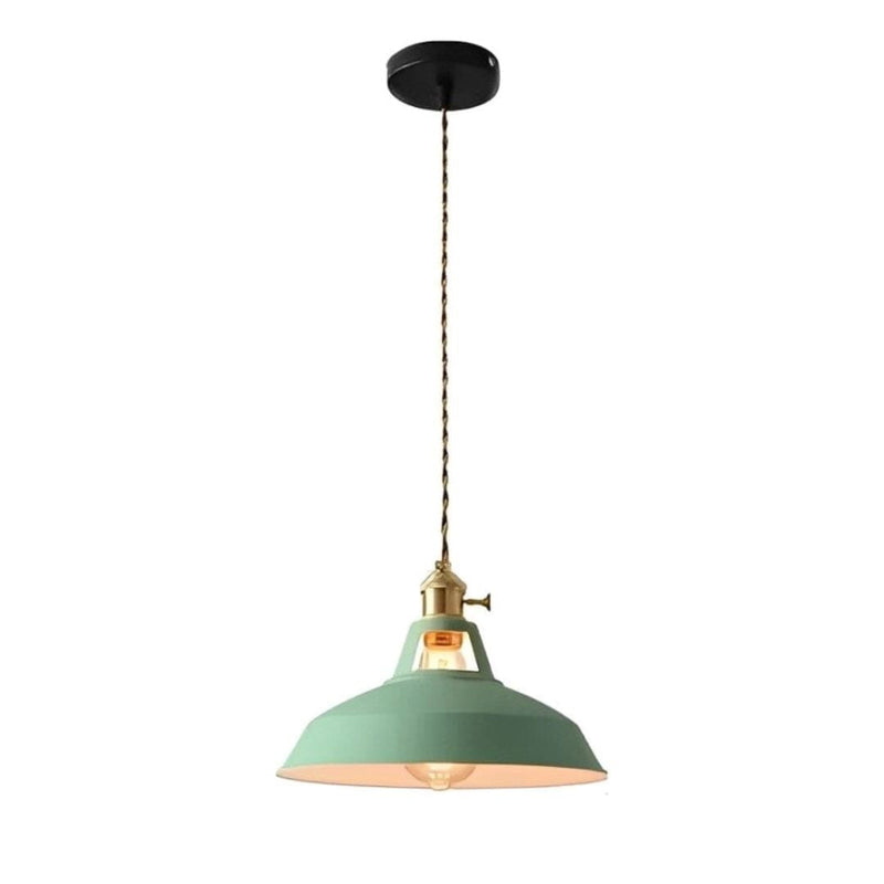 Lustre Pendente Vintage Lighting Macaron Pendente - 0041 Conceito Verde