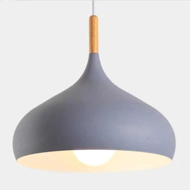 Lustre Pendente Vintage Retrô Clarity Conceito Cinza