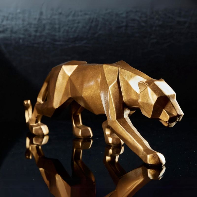Abstract Panther Sculpture