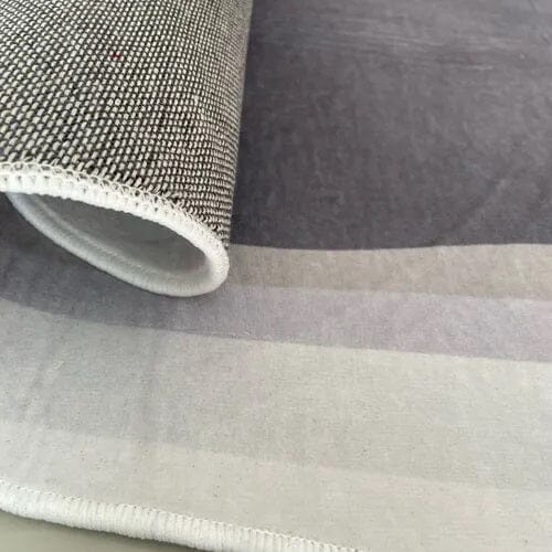 Tapete Orgânico Abstrato Irregular Monochrome Gray para Sala Quarto ### Conceito