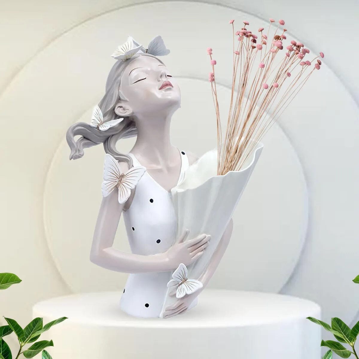 Bella Butterfly Polka Dot Sculpture & Flower Holder (Limited Edition)