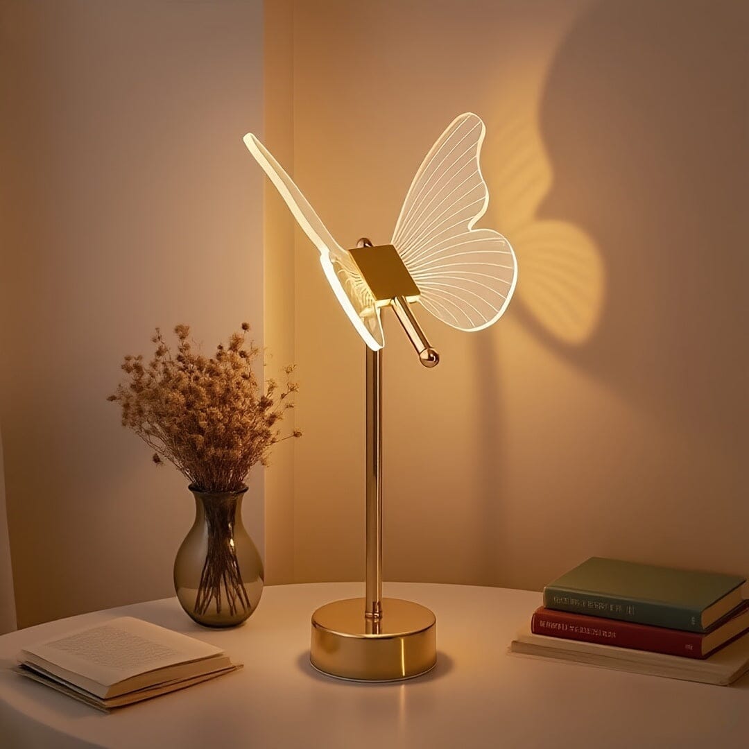 Butterfly Table Lamp  – Elegant Bedside & Decorative Lighting