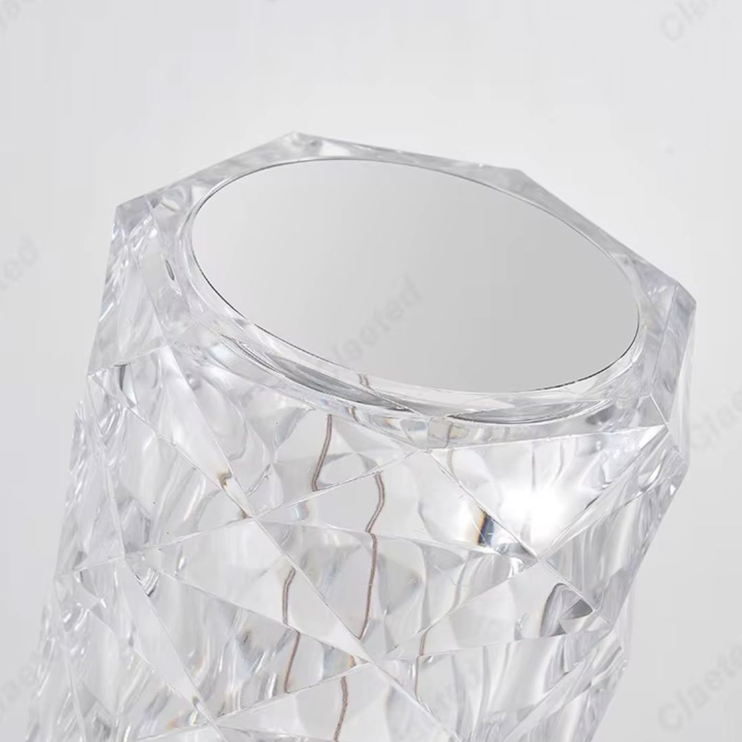 Crystal Touch LED Table Lamp – 16 Colors, Wireless & Rechargeable