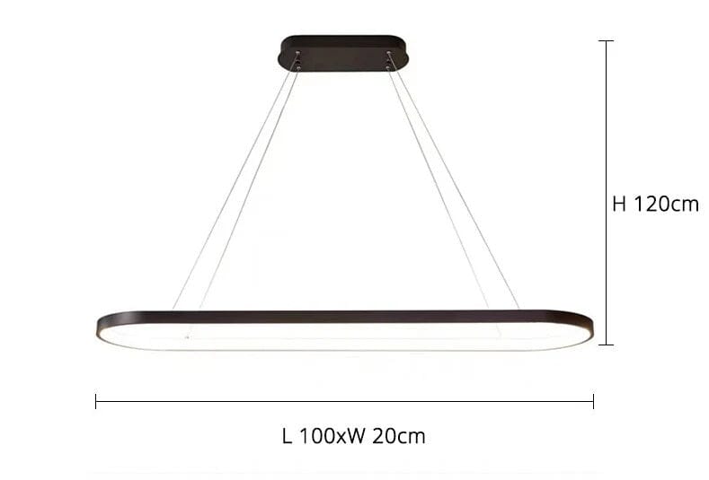 Vallbona LED Pendant Light with Remote Control for Kitchen Island