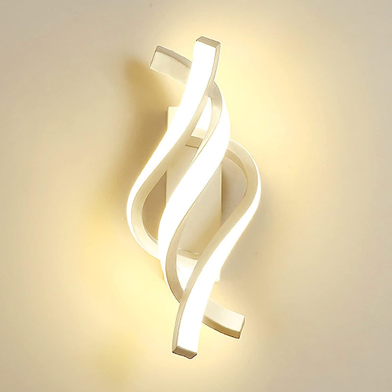 Triple Spiral LED Wall Lamp