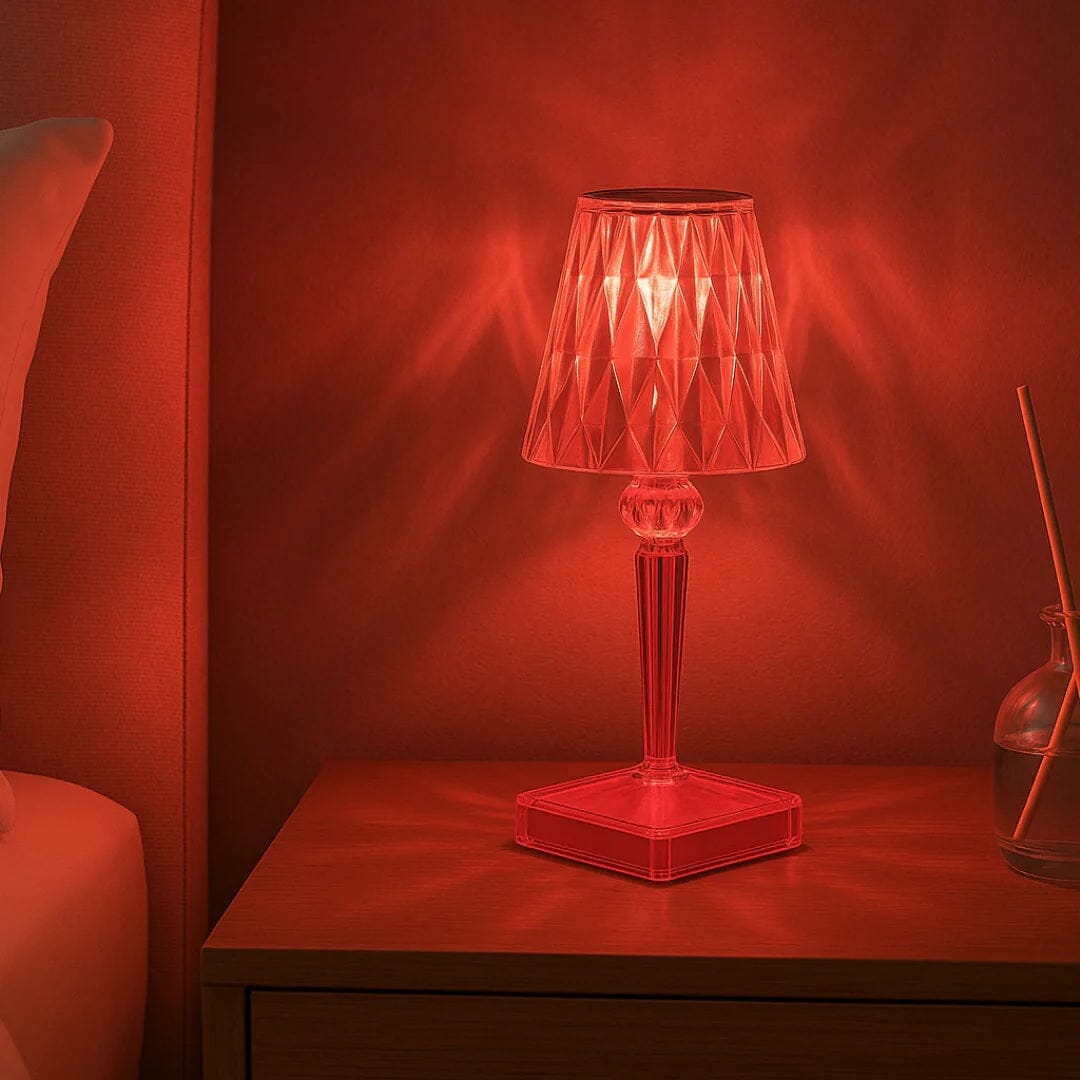 Vintage Crystal Touch LED Table Lamp – 16 Colours Wireless