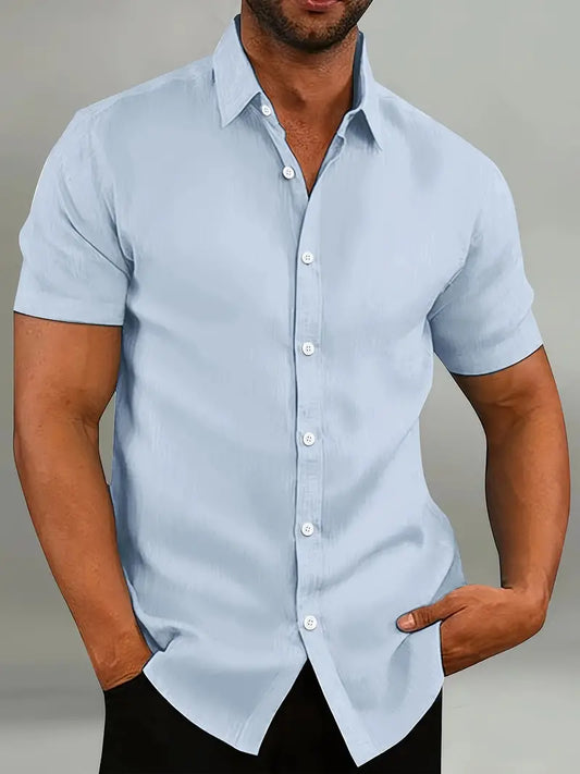 Men's Short Sleeve Casual Shirt