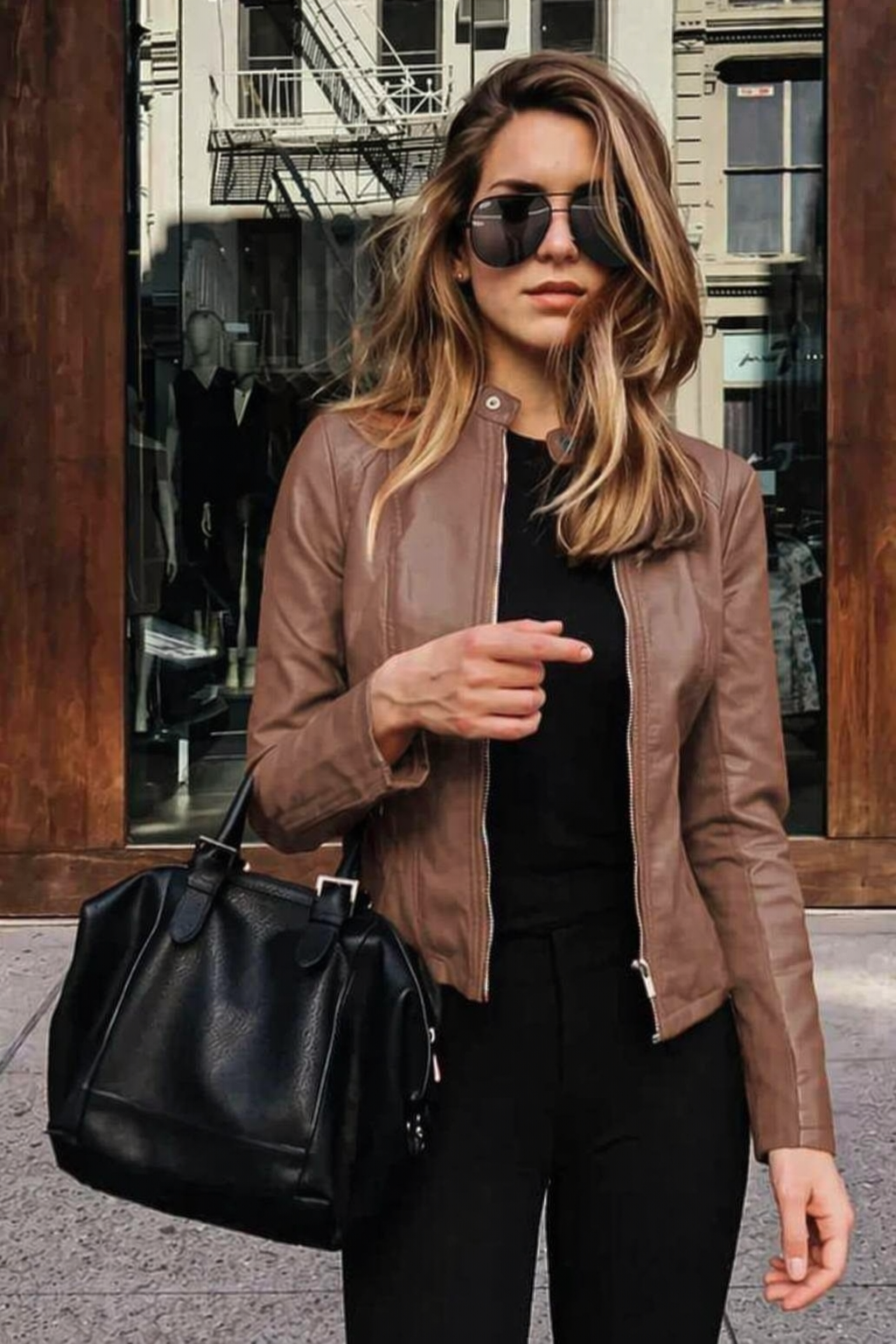 Women's Deluxe Leather Jacket