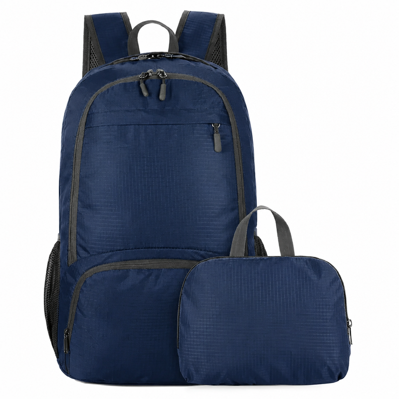 Foldable waterproof backpack for camping, hiking, lightweight travel unissex