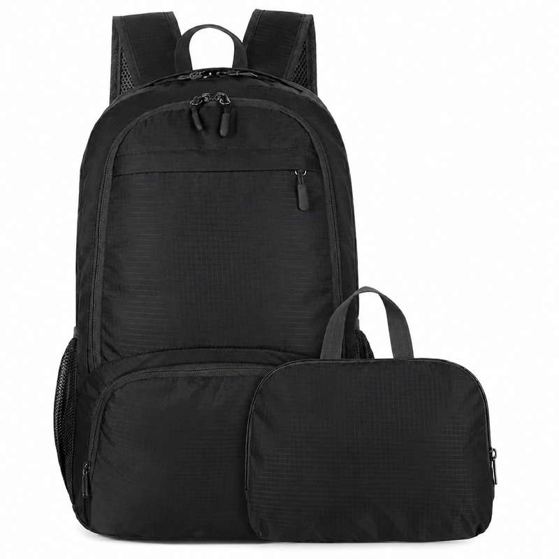 Foldable waterproof backpack for camping, hiking, lightweight travel unissex