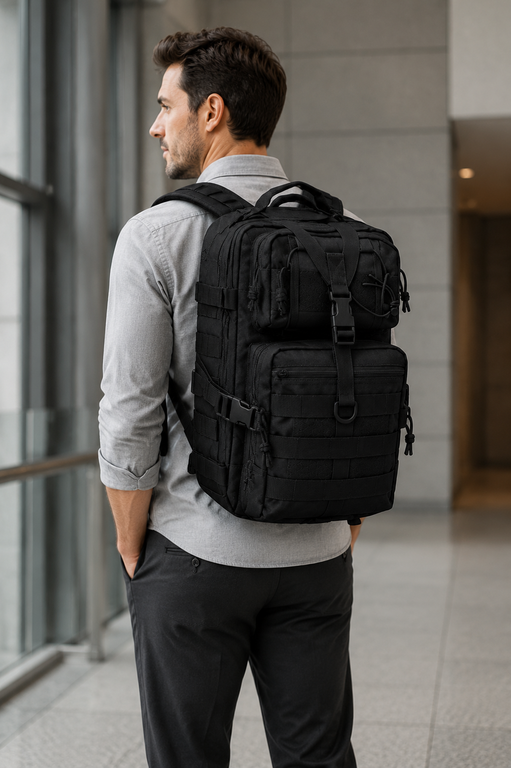 Waterproof Tactical Sling Backpack – Outdoor EDC