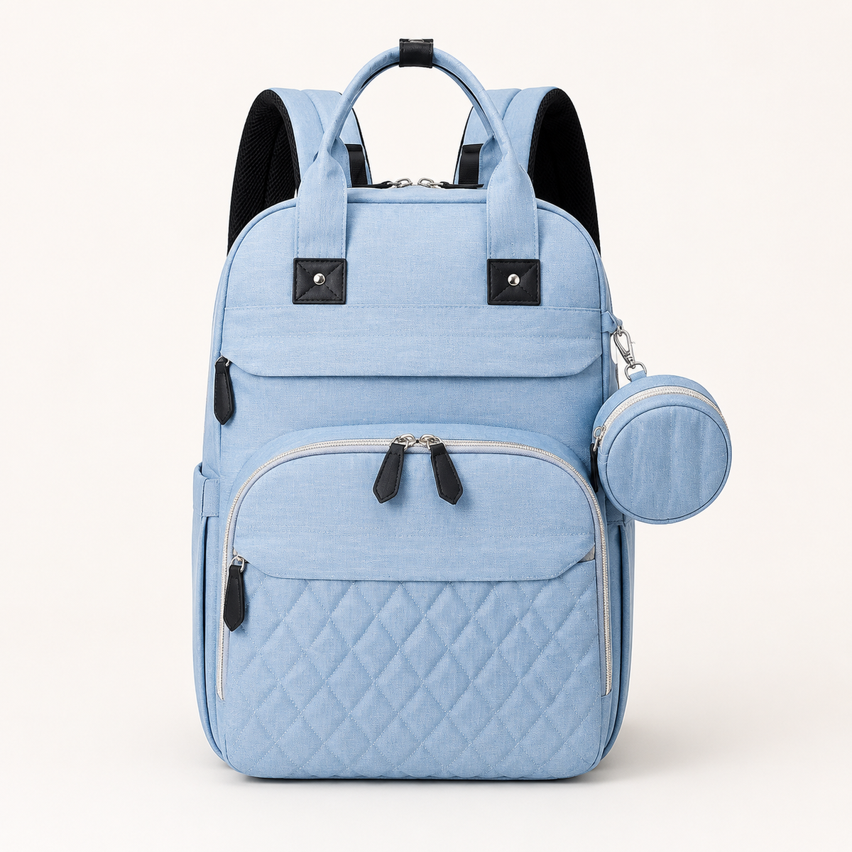 Diaper Bag Backpack Baby Essentials Travel Tote Multifunction Waterproof with Changing Station Pad Stroller Straps Big for Mommys and daddys