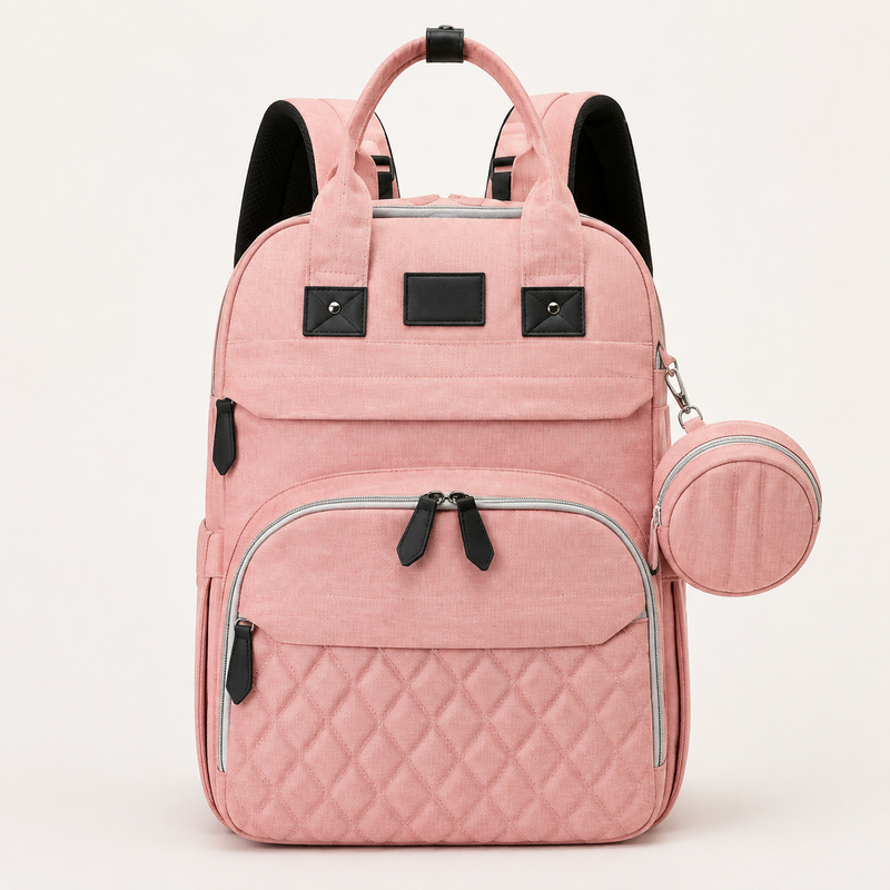 Diaper Bag Backpack Baby Essentials Travel Tote Multifunction Waterproof with Changing Station Pad Stroller Straps Big for Mommys and daddys