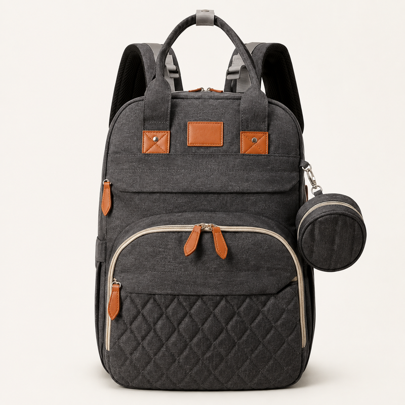 Diaper Bag Backpack Baby Essentials Travel Tote Multifunction Waterproof with Changing Station Pad Stroller Straps Big for Mommys and daddys