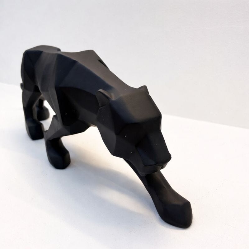 Abstract Panther Sculpture