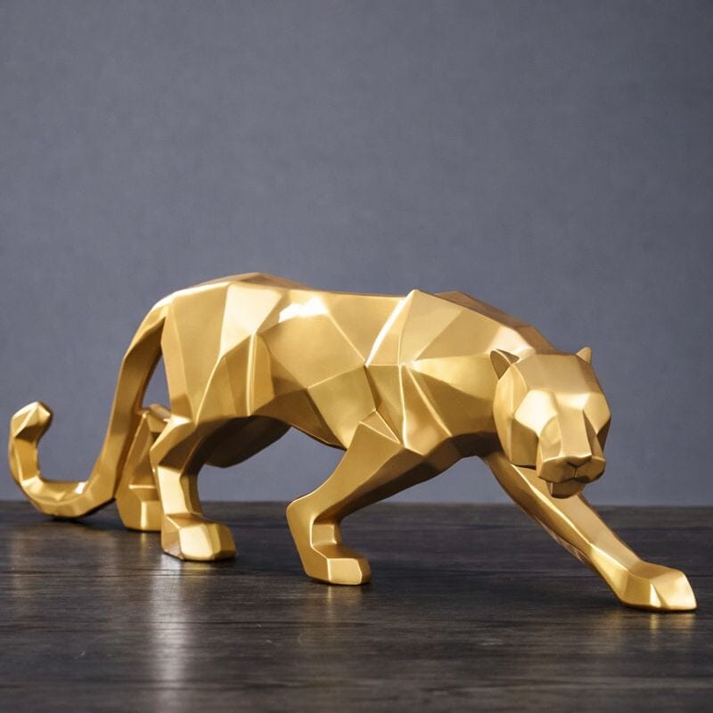 Abstract Panther Sculpture
