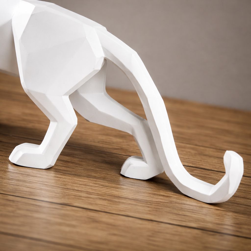 Abstract Panther Sculpture