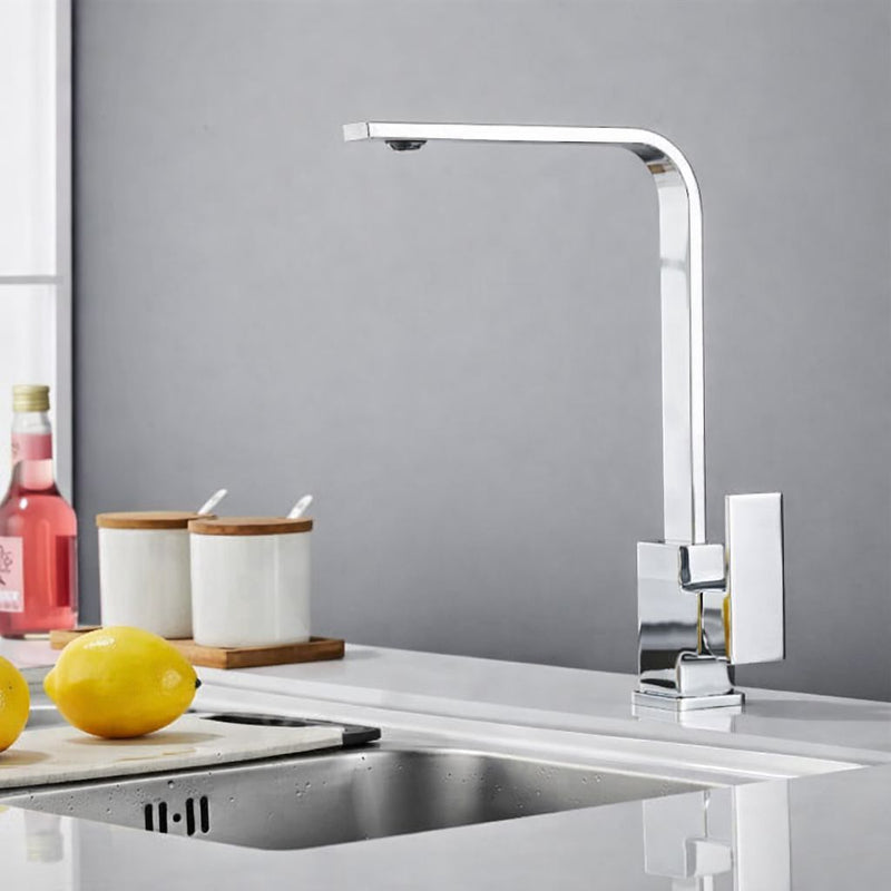 FlexHydra 360° Stainless Steel Kitchen Mixer Tap – Single Handle Hot & Cold