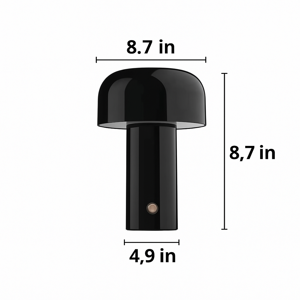 Mush Colors LED Mushroom Lamp – Wireless & Rechargeable