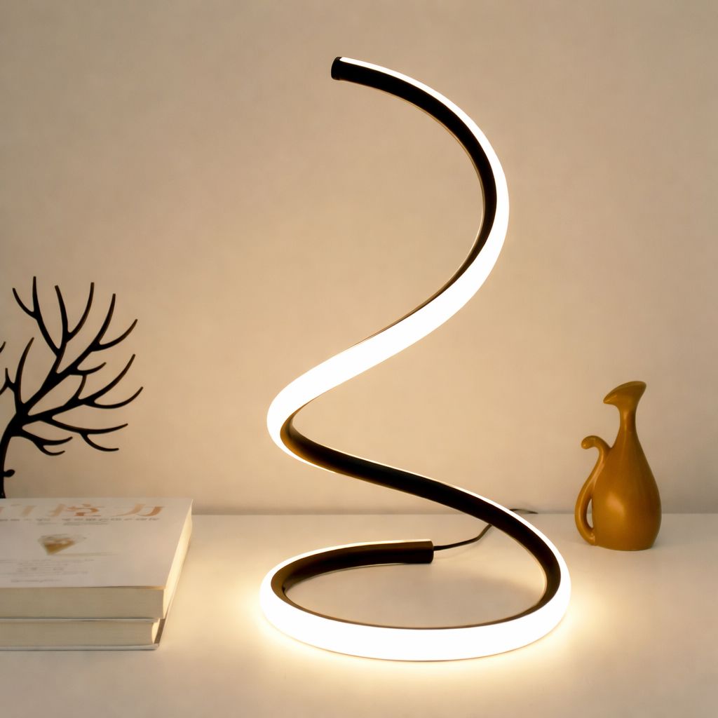 Infinity Spiral LED Table Lamp