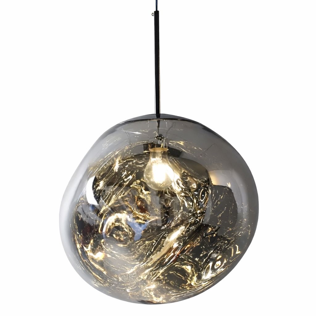 Nordic Macaron Lava Pendant Light – Luxury Oval Statement Lighting