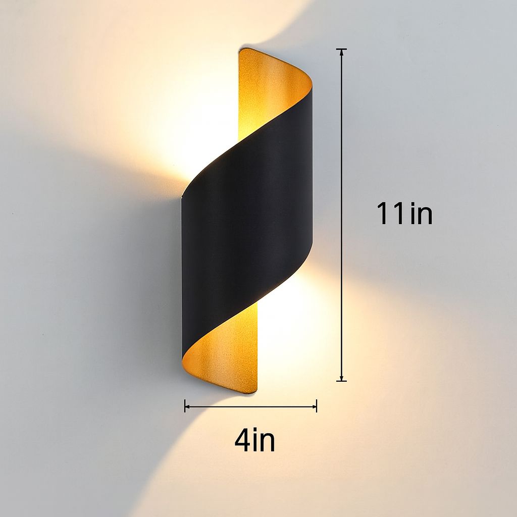 Potenza Bronze Outdoor Waterproof Wall Sconce