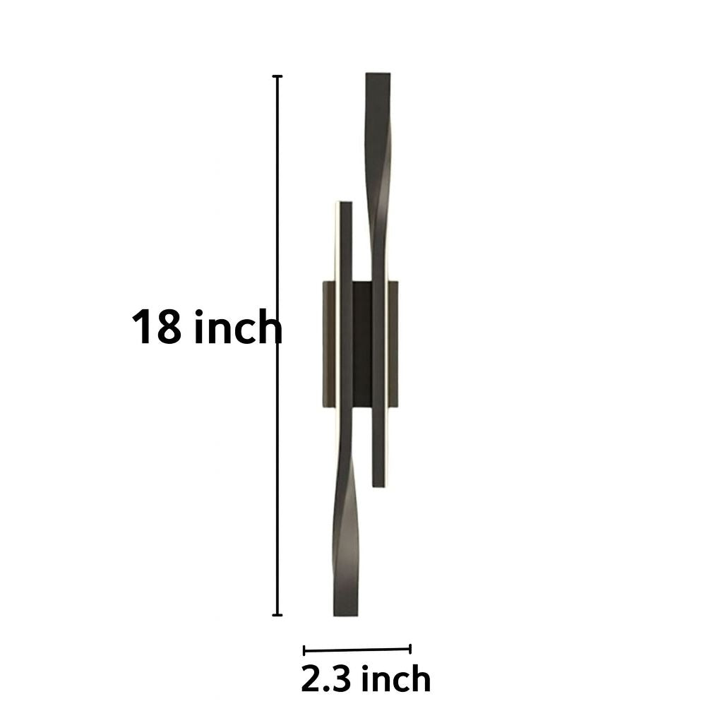 Parallel LED Wall Sconce – Modern Aluminum Wall Light