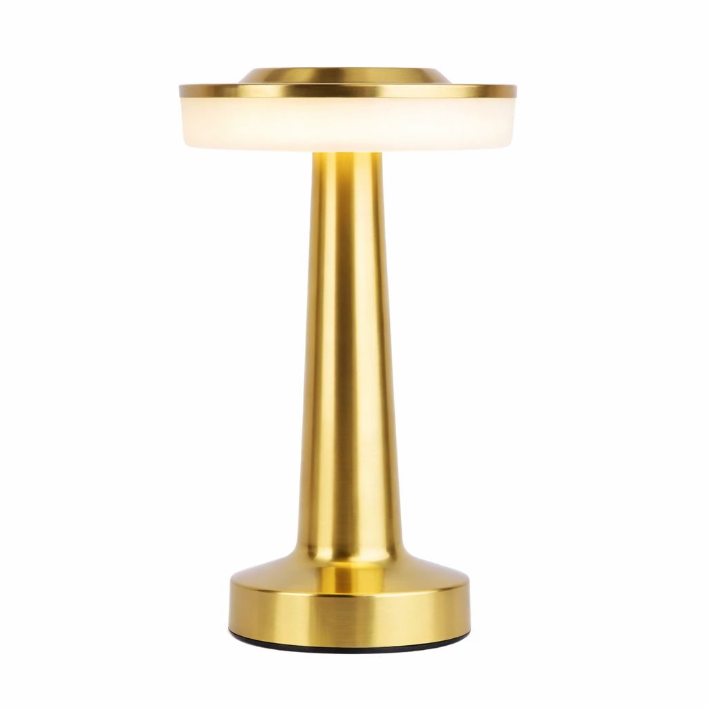 RetroLux Touch LED Table Lamp – Wireless, Rechargeable & Dimmable