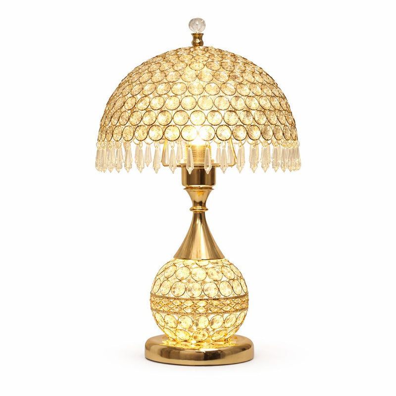 Luxury Mushroom Crystal Table Lamp