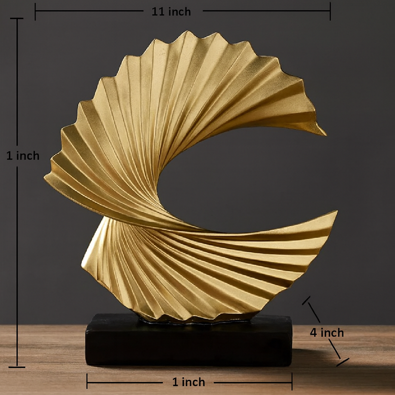 Luxus Minimalist Resin Abstract Sculpture