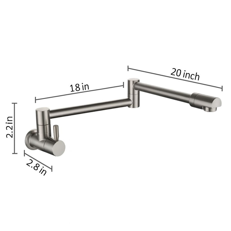 Salf Hydric Gourmet 360° Articulating Wall-Mounted Cold Water Tap