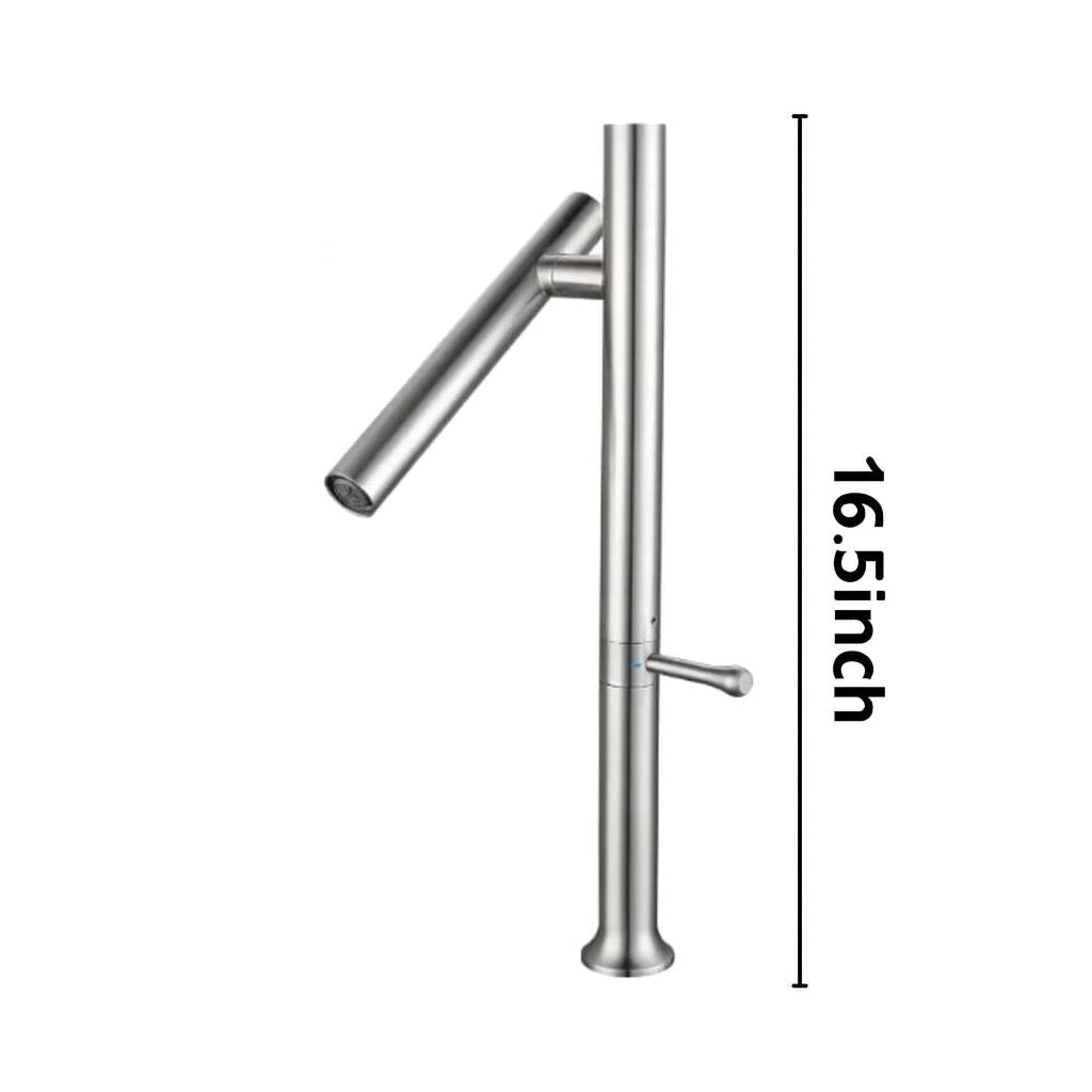 Gourmet Cross-Cut Slim 360° Stainless Steel Kitchen Mixer Tap – Hot & Cold