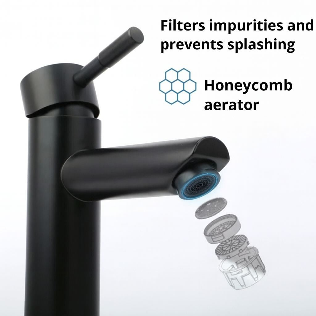 Minimalist Modern Slender Bathroom Tap