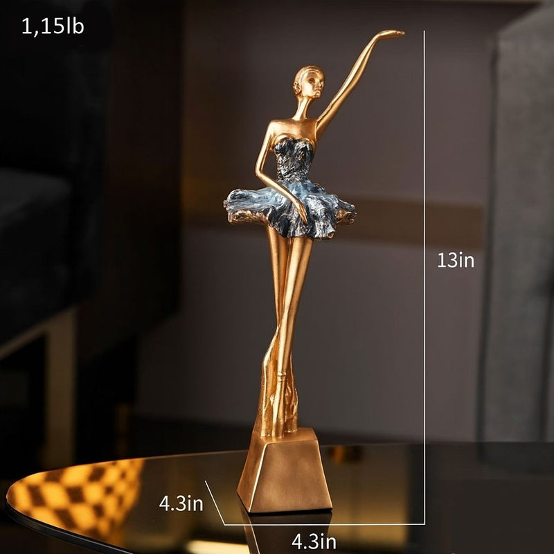 Abstract Decorative Dancer Sculptures