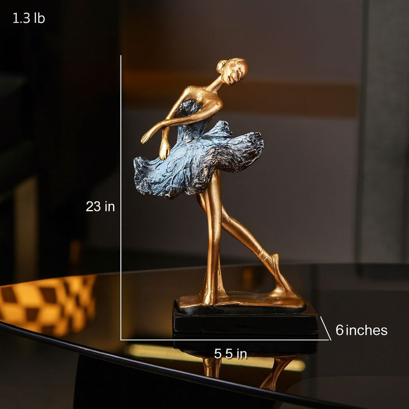 Abstract Decorative Dancer Sculptures