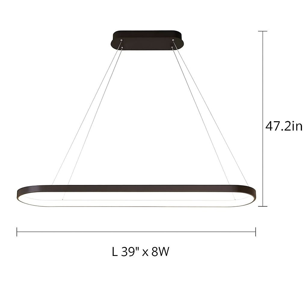 Vallbona LED Pendant Light with Remote Control for Kitchen Island