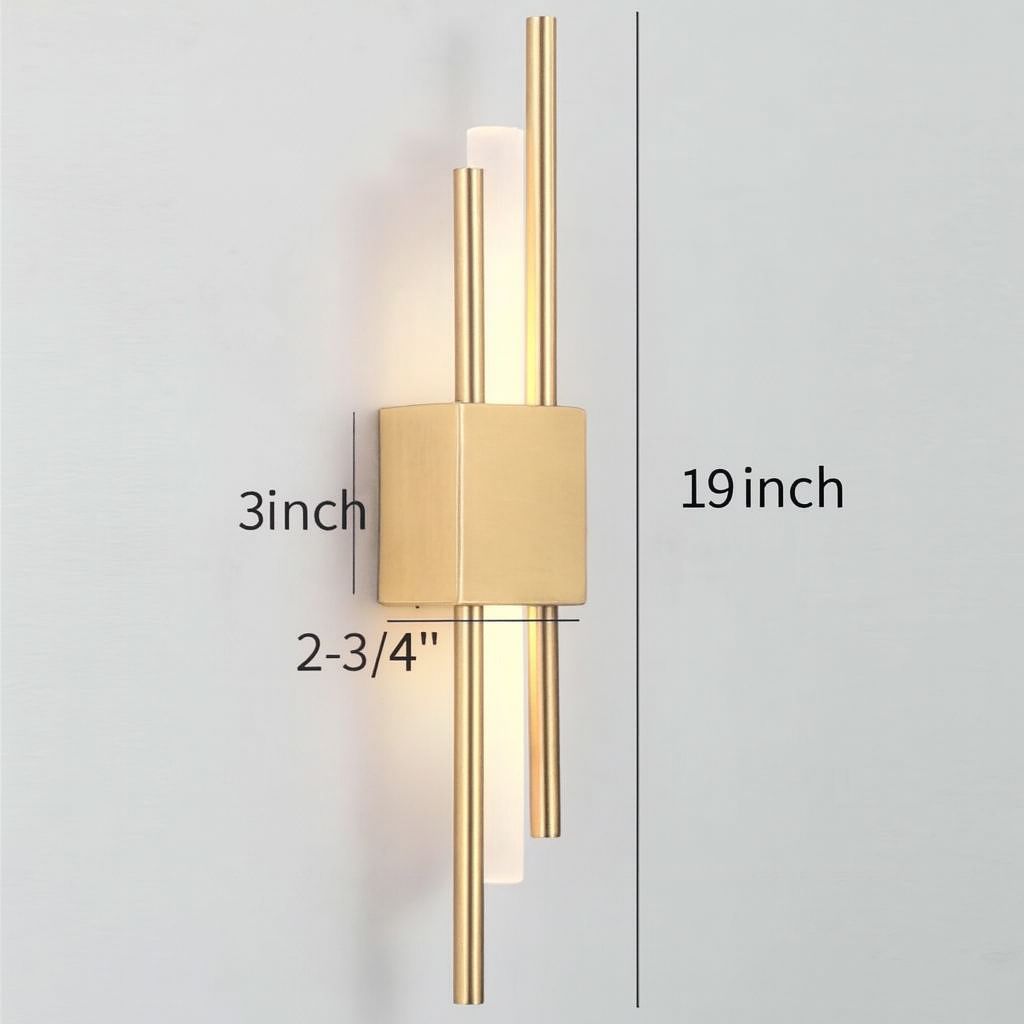 Kaya Gold Wall Lamp – Modern Elegant LED Sconce