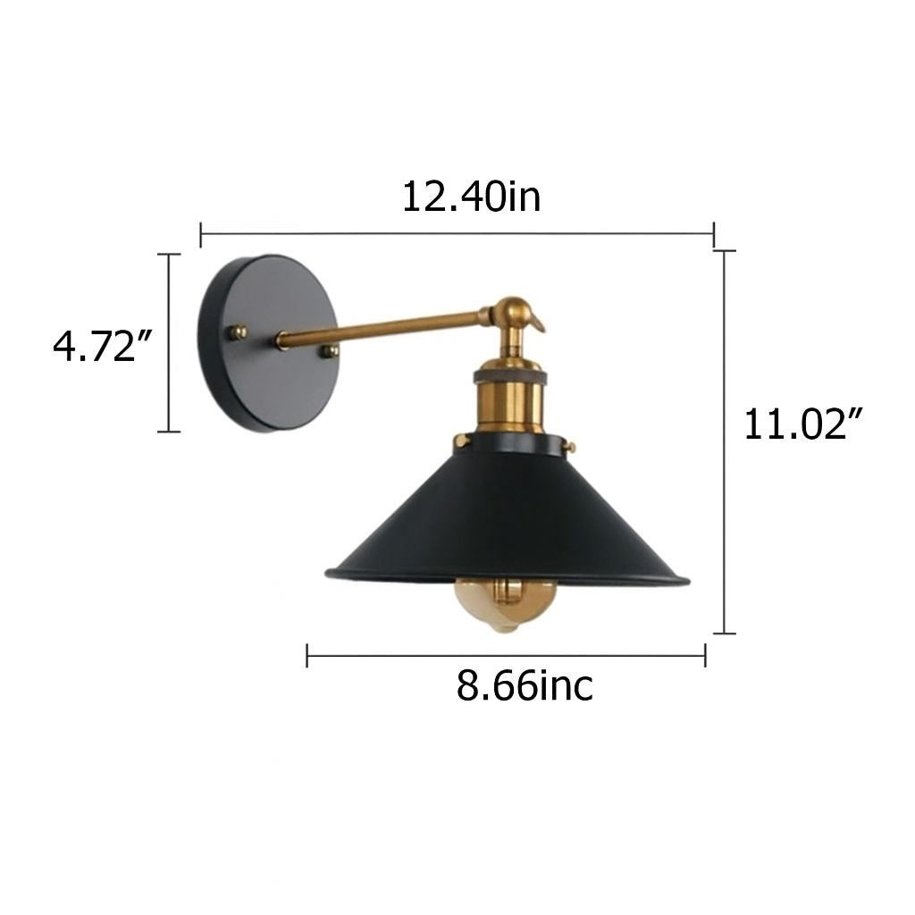 Vintage Retro Wall Lamp – Bedside, Kitchen & Counter LED Sconce