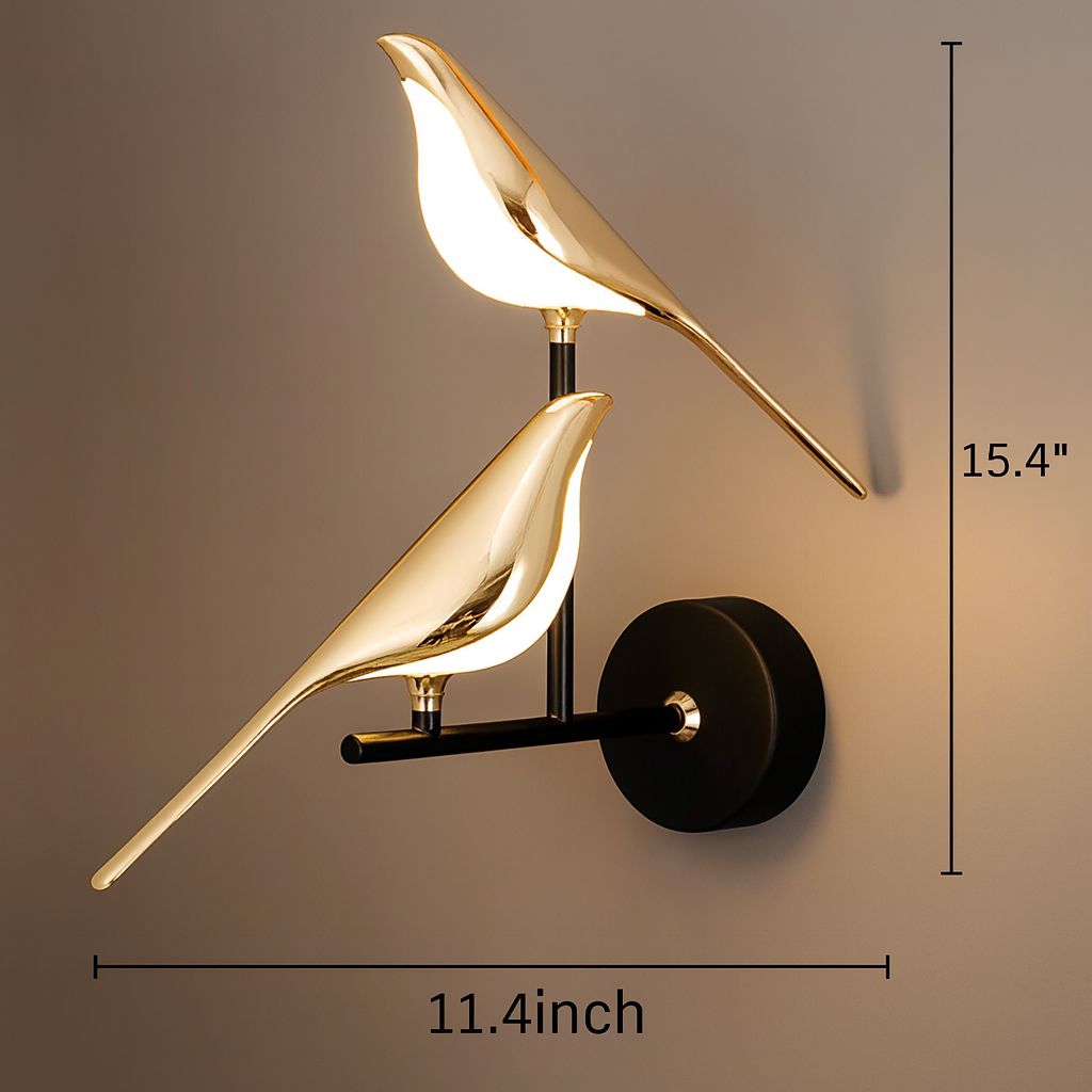 Luxury Birds Wall Lamp – Elegant Decorative LED Sconce