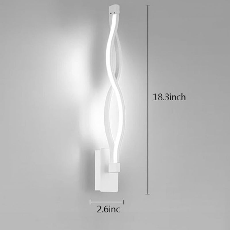 Wave LED Wall Lamp – Modern Decorative Sconce