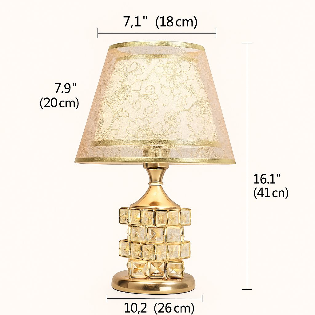 Classic Elegance Crystal Table Lamp